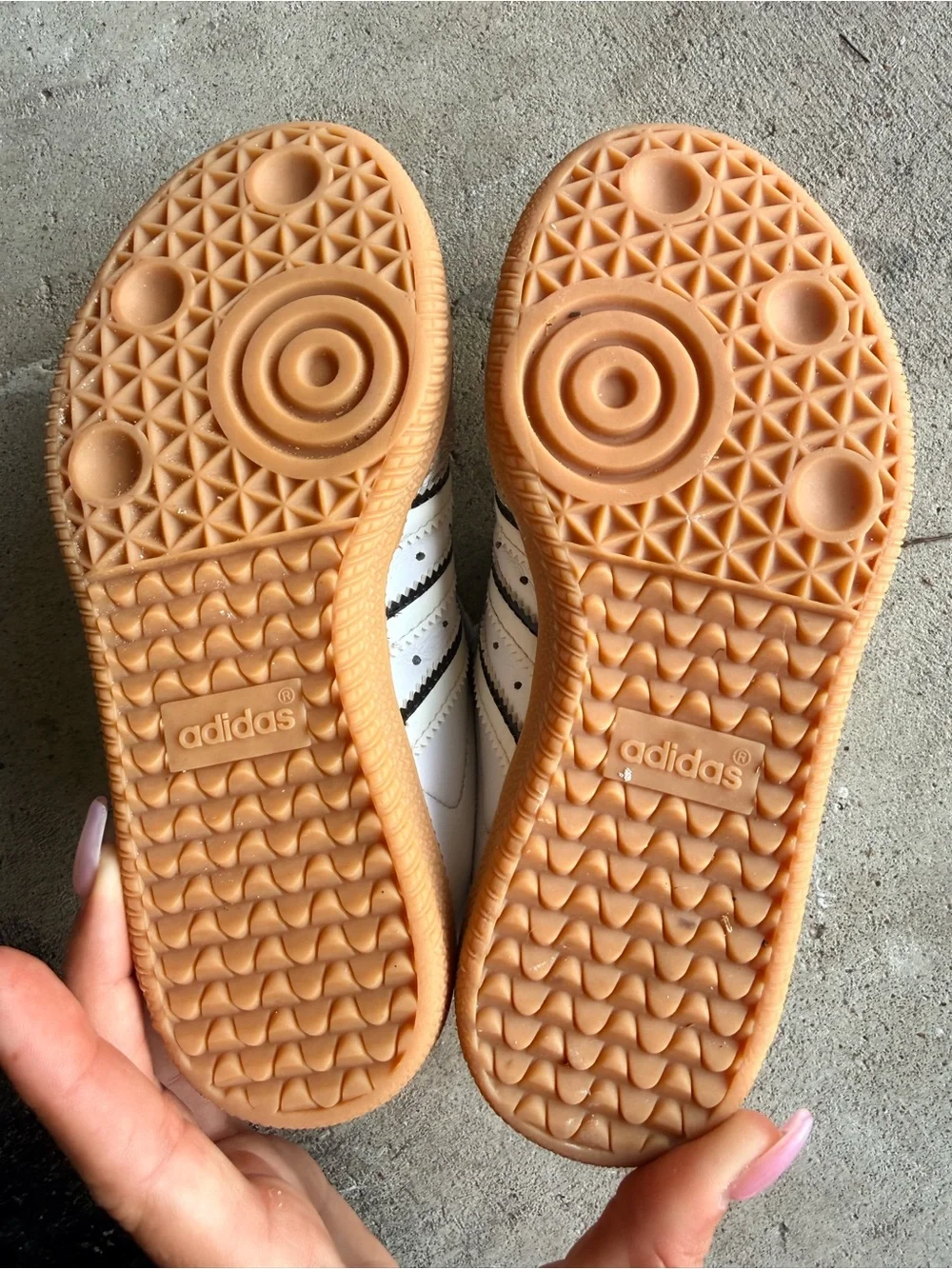 adidas Kids White & Black Classic Sneakers with Gum Sole